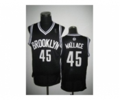 nba new jersey nets #45 gerald wallace black