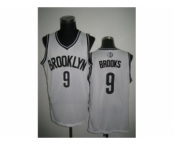 nba new jersey nets #9 marshon brooks white