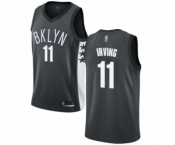 Youth Brooklyn Nets #11 Kyrie Irving Swingman Gray Basketball Jersey Statement Edition