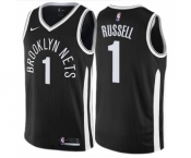 Youth Nike Brooklyn Nets #1 D'Angelo Russell Swingman Black NBA Jersey - City Edition