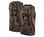Youth Nike Brooklyn Nets #17 Ed Davis Swingman Camo Realtree Collection NBA Jersey