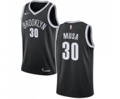 Youth Nike Brooklyn Nets #30 Dzanan Musa Swingman Black NBA Jersey - Icon Edition