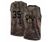 Youth Nike Brooklyn Nets #35 Kenneth Faried Swingman Camo Realtree Collection NBA Jersey
