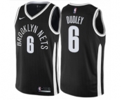 Youth Nike Brooklyn Nets #6 Jared Dudley Swingman Black NBA Jersey - City Edition
