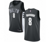 Youth Nike Brooklyn Nets #8 Spencer Dinwiddie Swingman Gray NBA Jersey Statement Edition