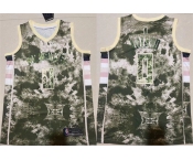 Men's Milwaukee Bucks #0 Damian Lillard Green White Stitched Basketball Jersey