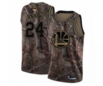 Golden State Warriors #24 Rick Barry Swingman Camo Realtree Collection Basketball 2019 Basketball Finals Bound Jersey