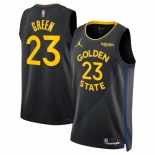 Men Golden State Warriors #23 Draymond Green Black 2024-25 Statement Edition Stitched Basketball Jersey