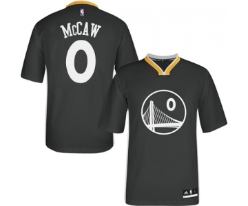 Men's Adidas Golden State Warriors #0 Patrick McCaw Authentic Black Alternate NBA Jersey