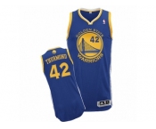 Men's Adidas Golden State Warriors #42 Nate Thurmond Authentic Royal Blue Road NBA Jersey