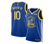 Men's Golden State Warriors #10 Jimmy Bulter III Blue 2025 Icon Edition Stitched Basketball Jersey