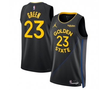 Men's Golden State Warriors #23 Draymond Green Black 2024-25 Statement Edition Stitched Basketball Jersey