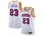 Men's Golden State Warriors #23 Draymond Green White 2024-25 Classic Edition Stitched Basketball Jersey