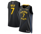 Men's Golden State Warriors #7 Buddy Hield Black 2024-25 Statement Edition Stitched Basketball Jersey