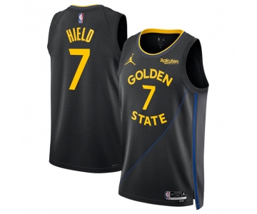 Men's Golden State Warriors #7 Buddy Hield Black 2024-25 Statement Edition Stitched Basketball Jersey