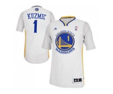 NBA Revolution 30 Golden State Warrlors #1 Ognjen Kuzmic White Alternate Stitched Jerseys