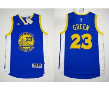 NBA Revolution 30 Golden State Warrlors #23 Draymond Green Blue Stitched Jerseys