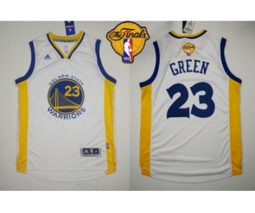 NBA Revolution 30 Golden State Warrlors #23 Draymond Green White The Finals Patch Stitched Jerseys