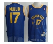 nba golden state warriors #17 mullin blue[soul swingman throwback]