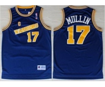nba golden state warriors #17 mullin blue[soul throwback m&n]