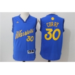 nba golden state warriors #30 curry blue[2016 Christmas edition]