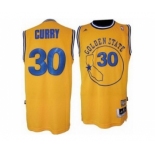 nba golden state warriors #30 curry m&n yellow[swingman 30 revolution]