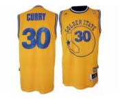 nba golden state warriors #30 curry m&n yellow[swingman 30 revolution]