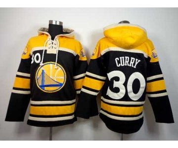 nba golden state warriors #30 curry yellow-black[pullover hooded sweatshirt]