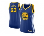 Women Nike Golden State Warriors #23 Draymond Green Blue NBA Swingman Icon Edition Jersey