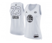 Women Nike Golden State Warriors #23 Draymond Green White NBA Jordan Swingman 2018 All-Star Game Jersey