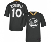 Women's Adidas Golden State Warriors #10 Tim Hardaway Authentic Black Alternate NBA Jersey