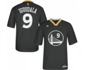 Women's Adidas Golden State Warriors #9 Andre Iguodala Authentic Black Alternate NBA Jersey