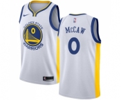 Women's Nike Golden State Warriors #0 Patrick McCaw Swingman White Home NBA Jersey - Association Edition