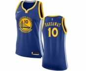 Women's Nike Golden State Warriors #10 Tim Hardaway Authentic Royal Blue Road NBA Jersey - Icon Edition