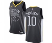 Women's Nike Golden State Warriors #10 Tim Hardaway Swingman Black Alternate NBA Jersey - Statement Edition