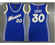 women nba golden state warriors #30 curry blue[2015 Christmas edition]