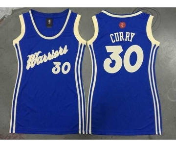 women nba golden state warriors #30 curry blue[2015 Christmas edition]