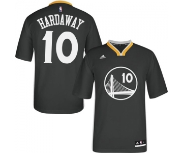 Youth Adidas Golden State Warriors #10 Tim Hardaway Authentic Black Alternate NBA Jersey