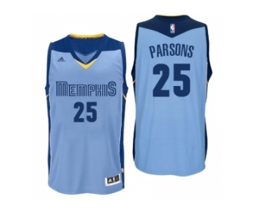 Men Memphis Grizzlies #25 Chandler Parsons Alternate Blue New Swingman Jersey