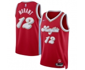 Men's Memphis Grizzlies #12 Ja Morant Red 2024-25 City Edition Stitched Basketball Jersey