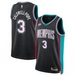 Men's Memphis Grizzlies #3 Kentavious Caldwell-Pope Black 2025 Classic Edition Stitched Basketball Jersey
