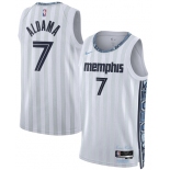 Men's Memphis Grizzlies #7 Santi Aldama Gray 2025-26 City Edition Swingman Stitched Jersey