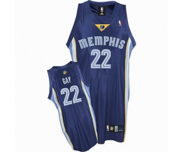 nba memphis grizzlies #22 rudy gay jerseys blue