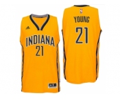 Indiana Pacers #21 Thaddeus Young 2016 Alternate Gold New Swingman Jersey