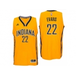 Indiana Pacers #22 Jeremy Evans 2016 Alternate Gold New Swingman Jersey