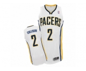 Men Adidas Indiana Pacers #2 Darren Collison Authentic White Home NBA Jersey