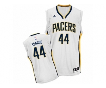 Men's Adidas Indiana Pacers #44 Jeff Teague Swingman White Home NBA Jersey