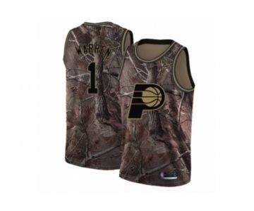 Men's Indiana Pacers #1 T.J. Warren Swingman Camo Realtree Collection Basketball Jersey
