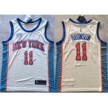 Men's New Yok Knicks #11 Jalen Brunson Cream 2025-26 City Edition Stitched Basketball Jersey Men's New Yok Knicks #11 Jalen Brunson Cream 2025-26 City Edition Stitched Basketball Jersey