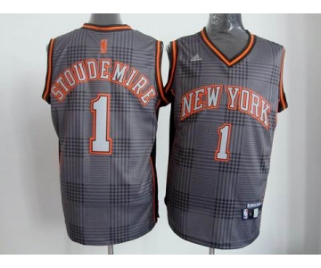 nba new york knicks #1 stoudemire black-grey[2012]